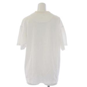 HERMES 19SS Tシャツ 刺繍 Vネック 38 ホワイト