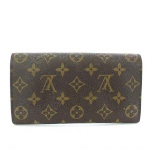 LOUIS VUITTON M61725 モノグラム ポシェット ポルト モネ クレディ 長財布 二つ折り ブラウン