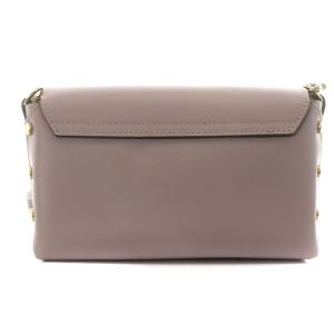 ANAYI ショルダーバッグ ゴールド金具 レザー 紫 パープル