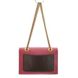 COACH パカーカラーブロックシグネチャー ハンドバッグ ショルダーバッグ チェーンバッグ 2way レザー ベージュ ピンク 茶 ブラウン