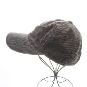 DANTON コーデュロイ 6パネルキャップ 野球帽 帽子 F チャコルグレー JD-7144 SCD