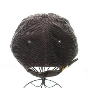 DANTON コーデュロイ 6パネルキャップ 野球帽 帽子 F チャコルグレー JD-7144 SCD