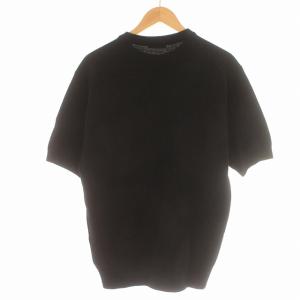 UNITED ARROWS サーマル Tシャツ ワッフル 半袖 M 黒 ブラック
