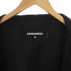 DSQUARED2 19AW LIGHT NYLON COAT 中綿 バックプリント M ブラック