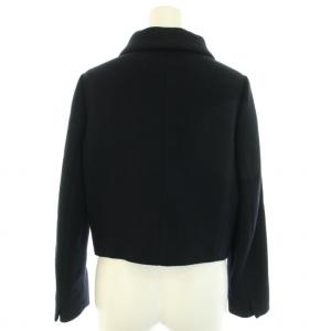 PRADA 2010年製 スーツ セットアップ 上下 ラウンドカラージャケット スカート ひざ丈 シルク混 42