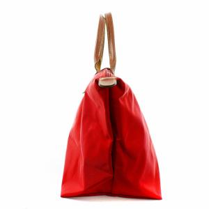 Longchamp ル プリアージュトートバッグ ハンドバッグ ナイロン レザー 赤 レッド 1623089545