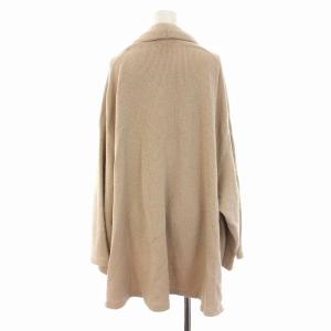 AMERICANA ニット カーディガン セミロング 羽織り 長袖 ONE ライトベージュ