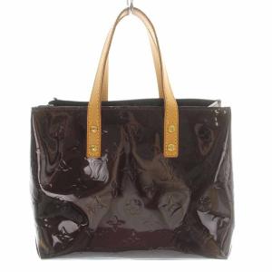 LOUIS VUITTON モノグラム ヴェルニ リードPM ハンドバッグ ブラウン M91993