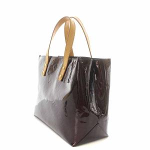 LOUIS VUITTON モノグラム ヴェルニ リードPM ハンドバッグ ブラウン M91993
