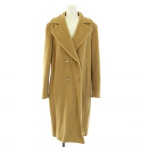 Max Mara チェスターコート ウール カシミヤ混 40 ベージュ