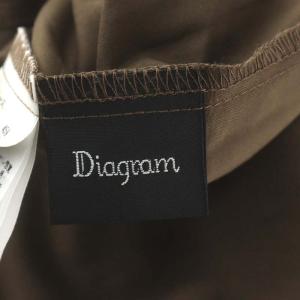 Diagram GRACE CONTINENTAL 20AW レースマーメイドスカート フレアスカート ミモレ ロング 花柄 レース 36 S 茶 ブラウン