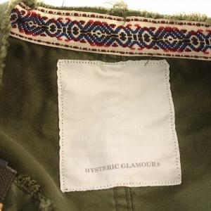 HYSTERIC GLAMOUR リメイクジャケット 会員限定モデル ミリタリー ジャケット ノーカラー S カーキ