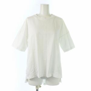 20SS シルケット天竺レアヘムTシャツ カットソー 半袖 クルーネック コットン 38 M 白 ホワイト 300DS380-1150