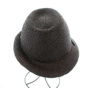 HELEN KAMINSKI BATYA ラフィアハット 帽子 麦わら帽子 ベルト ONE ダークブラウン