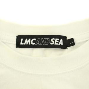 WIND AND SEA エルエムシー LMC Tシャツ カットソー クルーネック 半袖 ロゴプリント L 白 ホワイト 黒 ブラック