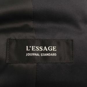 JOURNAL STANDARD L'ESSAGE ダウンベスト ファー フード ナイロン XS 黒 ブラック