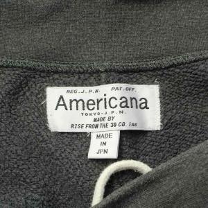 AMERICANA スウェット ジョガーパンツ ロゴ プリント ロング F ダークグレー