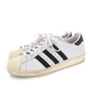 adidas Originals SUPER STAR 80s WHITE/BLACK スーパースター 80s ホワイト/ブラック スニーカー US7.5 25.5cm