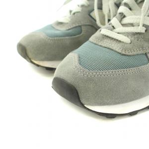New Balance ML574BA2 スニーカー スエード メッシュ 26.5cm グレー
