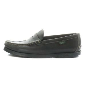 Paraboot CORAUX MARINE ペニーローファー レザー 6 24.5cm 黒 ブラック