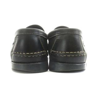Paraboot CORAUX MARINE ペニーローファー レザー 6 24.5cm 黒 ブラック