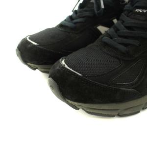 New Balance M990BK4 スニーカー スエード メッシュ 27.0cm ブラック