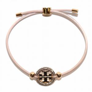 TORY BURCH 23SS ミラースライダーブレスレット Miller Slider Bracelet バングル レザー ロゴ ラインストーン
