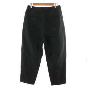 MARGARET HOWELL 22SS パンツ スラックス ジッパーフライ 麻 リネン 2 M グレー 578-2143010