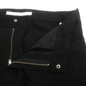 White Mountaineering サンプル品 テーパードパンツ 2 M 黒 ブラック