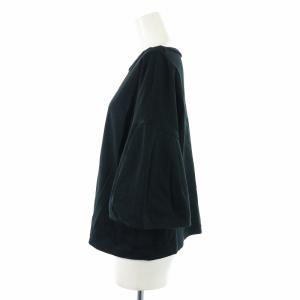 ADORE プレミアムコットンタックスリーブカットソー 七分袖 38 M 黒 ブラック 5318160603