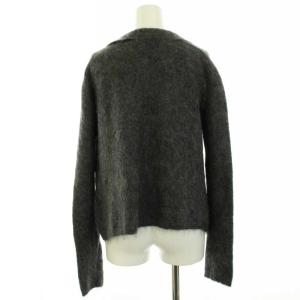 LANVIN モヘアニット カーディガン M グレー