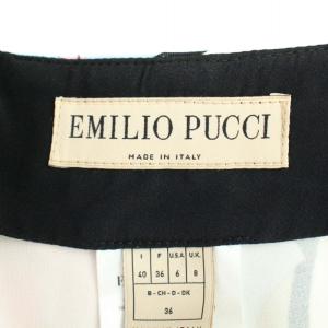 Emilio Pucci タイトスカート ミモレ丈 総柄 イタリア製 40 M マルチカラー