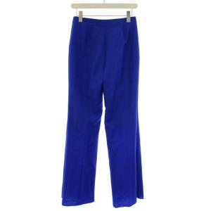 Salvatore Ferragamo ロングパンツ ジップフライ モヘヤ ウール イタリア製 38 S 青 ブルー