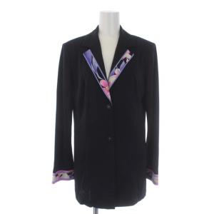 LEONARD FASHION スーツ セットアップ テーラードジャケット スカート L ネイビー