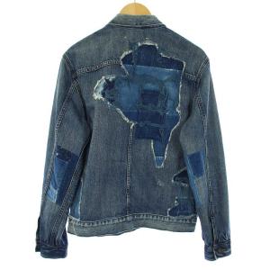 Levi's MADE&CRAFTED 39272-0001 デニムジャケット ダメージ加工 M ブルー