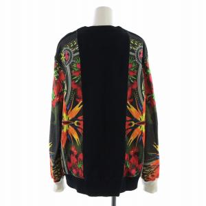 GIVENCHY 13AW マリア 極楽鳥花 ストレリチア スウェット 長袖 XS ブラック