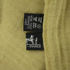 HERMES レジェ デッサンH ストール グリーン