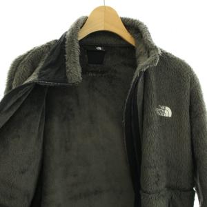 THE NORTH FACE ジップインマグネエクストリームバーサロフトジャケット フリースジャケット アウター L グレー 黒 ブラック NAW72132