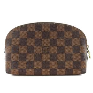 LOUIS VUITTON N47516 ポシェット コスメティック PM ダミエ エベヌ ポーチ ブラウン