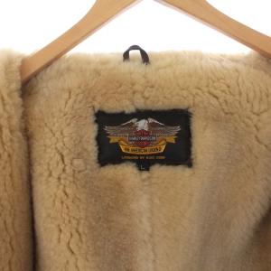 HARLEY DAVIDSON B-3 フライトジャケット ムートンジャケット L ブラウン