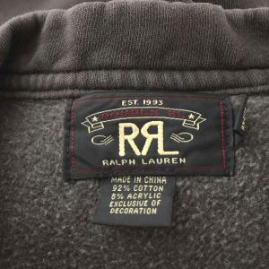 RRL カーディガン スウェット コットン XS 茶 ブラウン