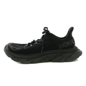 HOKA ONE ONE U CLIFTON EDGE クリフトンエッジ スニーカー シューズ US12 28.5?p 黒 ブラック F27221E