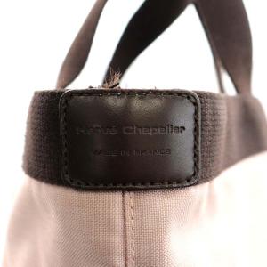 Hervé Chapelier コーデュラ舟型トート ハンドバッグ ナイロン ピンク 707C