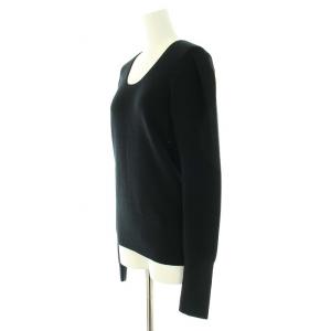 Plage 23AW Tuck Sleeve ニット セーター リブ 長袖 F 黒 ブラック 23080922119040