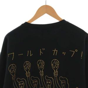 WACKO MARIA 世界平和プロジェクト スウェット トレーナー ロゴ L 黒 ブラック