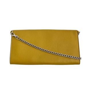 J&M DAVIDSON TRAVEL POUCH トラヴェルポーチ チェーンウォレット 財布 イエロー 黄