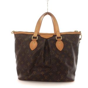 LOUIS VUITTON M40145 パレルモPM モノグラム ハンドバッグ 2WAY ブラウン