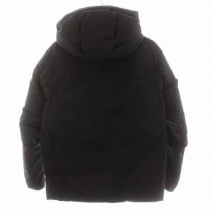 BEAUTY&YOUTH UNITED ARROWS 17AW BY 小松マテーレ ALLIED ダウンジャケット フード付き ジップアップ アウター XL 紺 ネイビー 黒
