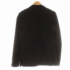 AMI Alexandre Mattiussi TUSKANIA テーラードジャケット ウール フランネル 48 M 黒 ブラック