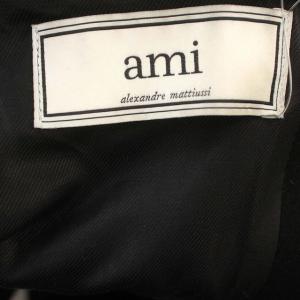 AMI Alexandre Mattiussi TUSKANIA テーラードジャケット ウール フランネル 48 M 黒 ブラック